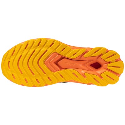 Zapatillas Para Correr Mizuno WAVE Skyrise 5 Hombre Grises Verdes / Naranjas - Chile M904HKACRF